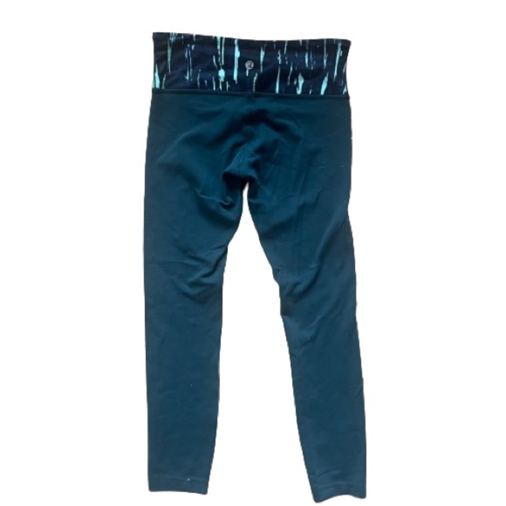 Lululemon Wunder Under Pant III (Reversible) Dark fuel/menthol 4 - Picture 6 of 7